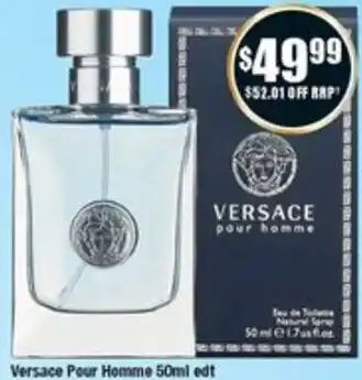 Chemist Warehouse Versace Pour Homme 50ml edt offer