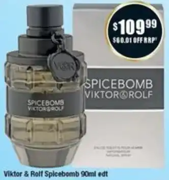 Chemist Warehouse Viktor & Rolf Spicebomb 90ml edt offer