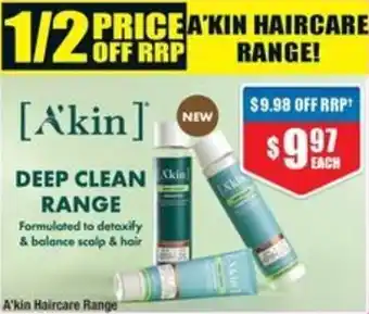 A'kin Haircare Range
