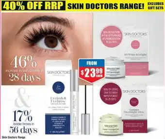 Chemist Warehouse Skin Doctors Range offer