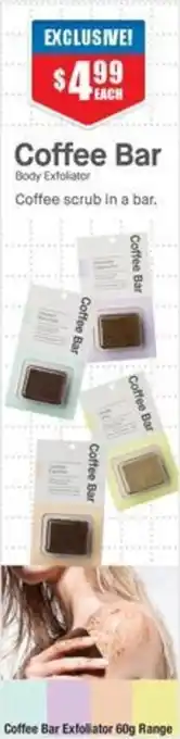 Chemist Warehouse Coffee Bar Exfoliator 60g Range offer