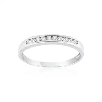Shiels 9ct white gold delightful diamond ring offer
