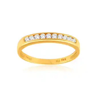 Shiels 9ct yellow gold divine diamond ring offer