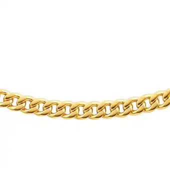 Shiels 9ct yellow gold copper filled flat curb 60cm chain 190 gauge offer