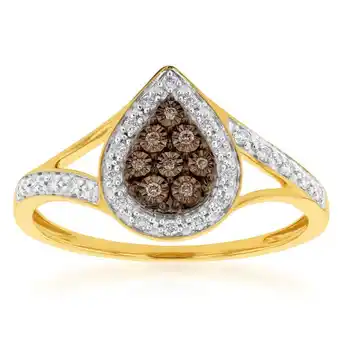 Shiels 9ct yellow gold western australian diamond ring offer