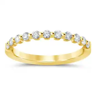 18ct 1/2 carat diamond eternity ring with 11 brilliant diamonds