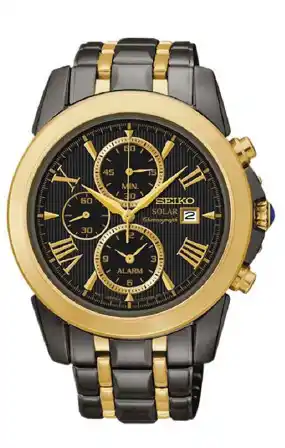 Shiels Seiko ssc218p le grand sport solar alarm mens watch offer