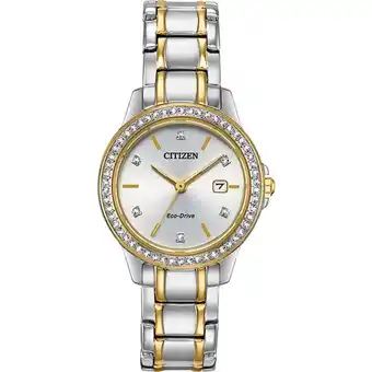 Shiels Citizen eco-drive fe1174-50a two-tones stainless steel womens watch offer