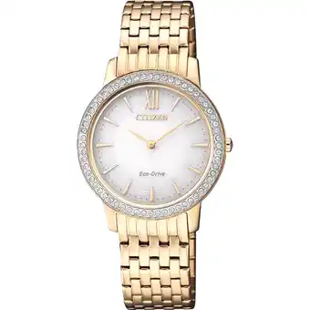 Shiels Citizen eco-drive ex1483-84a stone set womens watch offer