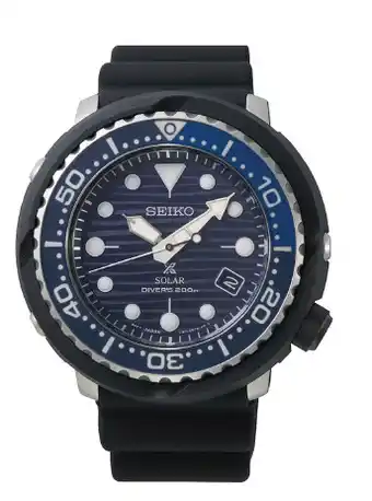 Seiko prospex solar sne518p save the ocean divers watch