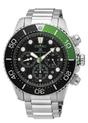 Shiels Seiko prospex ssc615p1 solar chronograph divers offer