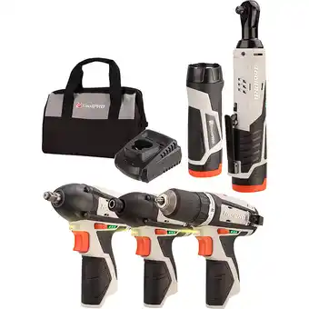 SuperCheap Auto ToolPRO 12V Ultimate Power Tool Kit offer
