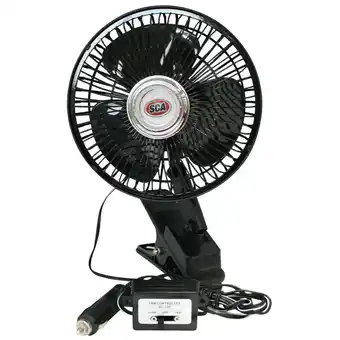 SuperCheap Auto SCA Oscillating Car Fan - 12V, Black offer