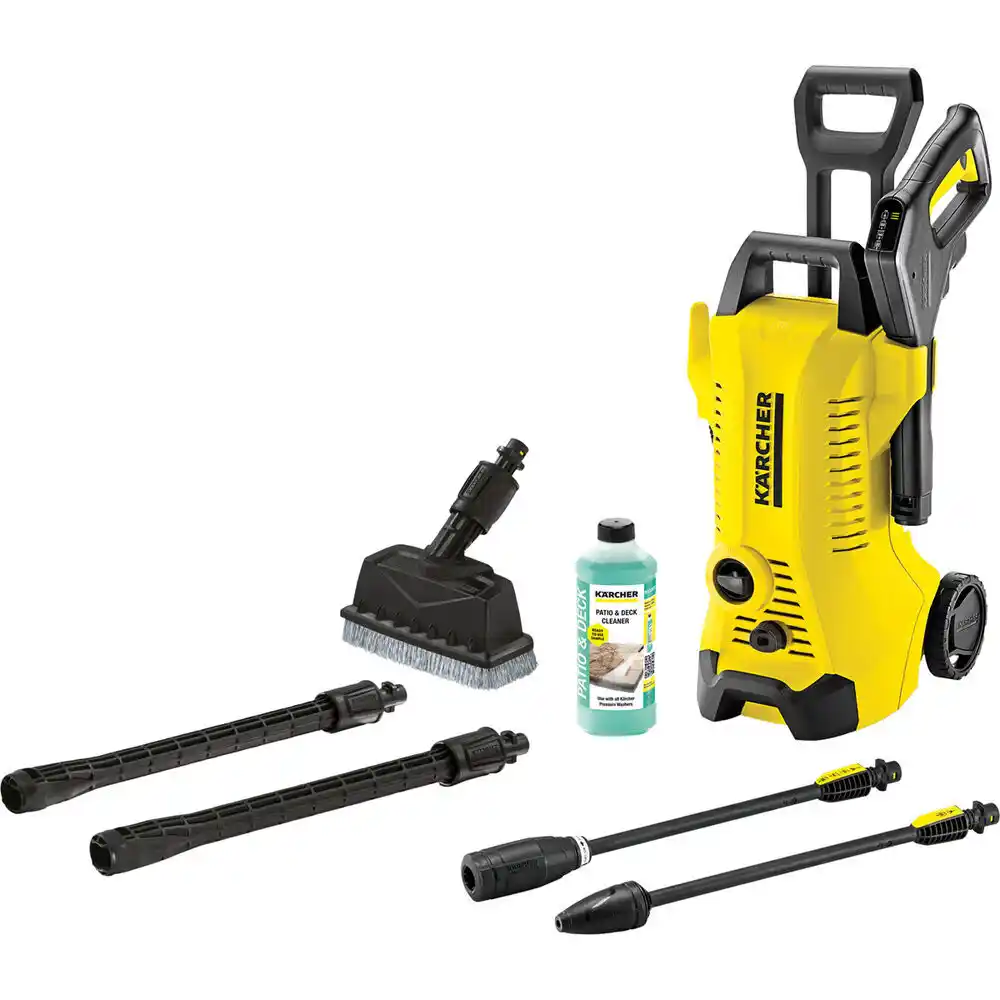 Kärcher K3 Full Control Pressure Washer with Deck Kit - 1950 PSI Max ...