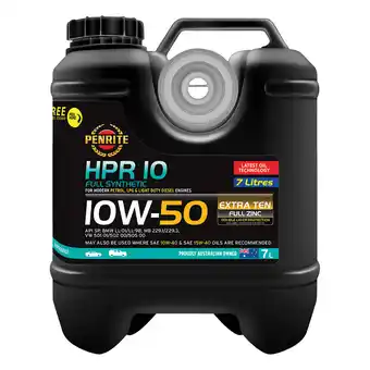 SuperCheap Auto Penrite HPR 10 Engine Oil 10W-50 7 Litre offer