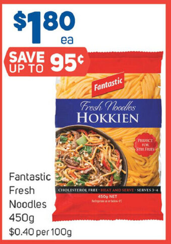 Foodland Fantastic Fresh Noodles 450g offer