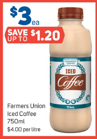 Foodland Farmers Union Iced Coffee 750ml offer