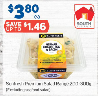 Sunfresh Premium Salad Range 200-300g