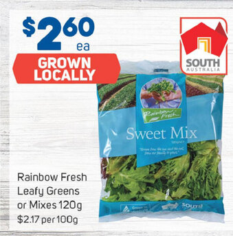 Foodland Rainbow Fresh Leafy Greens or Mixes 120g offer