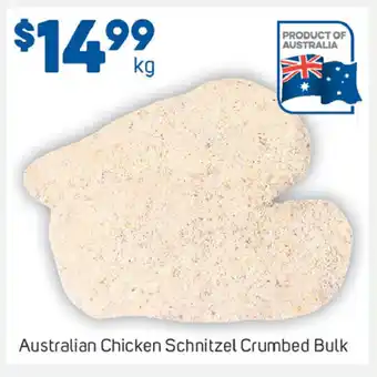 Foodland Australian Chicken Schnitzel Crumbed Bulk offer