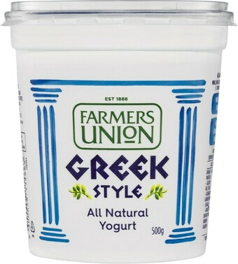 IGA Farmers Union Greek Style Yogurt 500g Selected Varieties offer