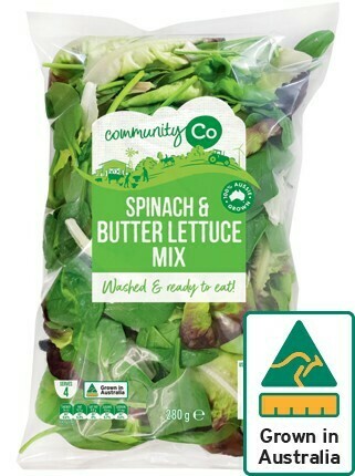IGA Community Co Spinach & Butter Lettuce Mix 280g offer