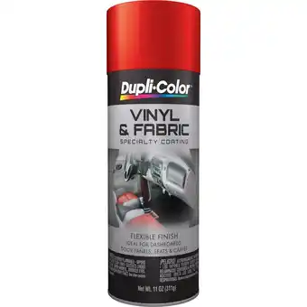 SuperCheap Auto Dupli-Color Vinyl and Fabric Aerosol Paint, Red - 311g offer