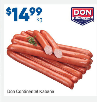 Foodland Don Continental Kabana offer