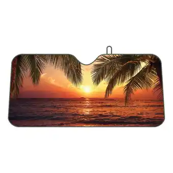 SuperCheap Auto Palm Tree Fashion Sunshade Accordion Front offer
