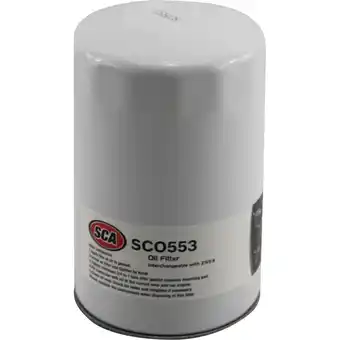 SuperCheap Auto SCA Oil Filter SCO553 (Interchangeable with Z553) offer