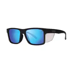 SuperCheap Auto LOST Sunglasses Mechanic Safety Mirror Polarised Matt Black Blue offer
