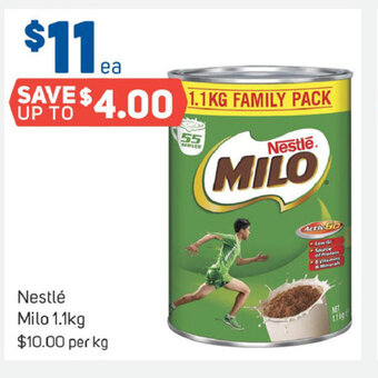 Foodland Nestlé Milo 1.1kg offer