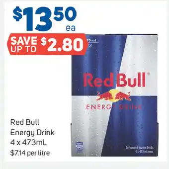 Foodland Red Bull Energy Drink 4x473ml offer