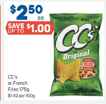 Foodland CC's or French Fries 175g offer