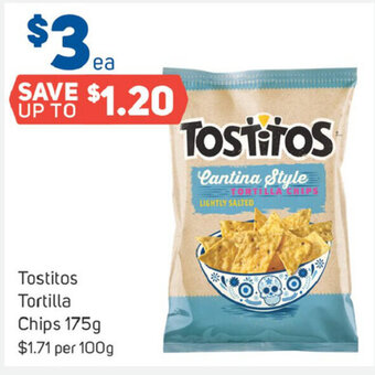 Foodland Tostitos Tortilla Chips 175g offer