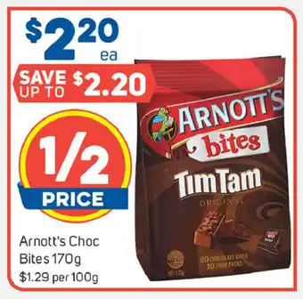 Foodland Arnott's Choc Bites 170g offer
