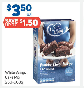 Foodland White Wings Cake Mix 230-560g offer