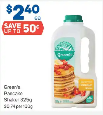 Foodland Green's Pancake Shaker 325g offer