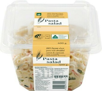 Woolworths Woolworths Pre Packed Salad Varieties 400g – From the Deli – Excludes Bombay Potato & Roasted Vegetable Cous Cous Varieties offer