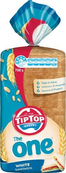 Woolworths Tip Top The One Bread Varieties 700g offer
