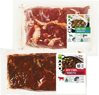 Woolworths Woolworths COOK Stir Fry Strips Beef, Lamb or Pork Varieties 500g offer