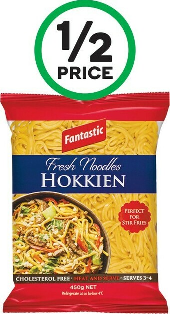 Woolworths Fantastic Noodles Varieties 350-450g – From the Fridge offer