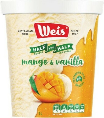 Weis Half and Half 1 Litre