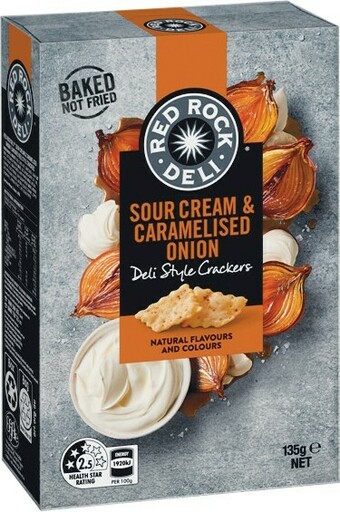 Woolworths Red Rock Deli Deli Style Crackers 135g offer