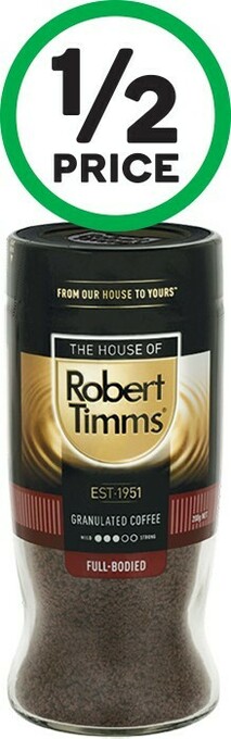Woolworths Robert Timms Premium Instant Coffee 200g offer