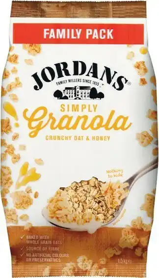 Woolworths Jordan’s Simply Oat Granola 1.5kg offer