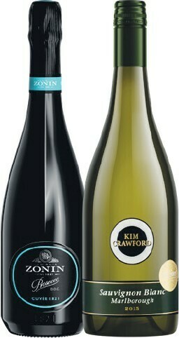 Woolworths Zonin Prosecco Brut NV OR Kim Crawford Sauvignon Blanc 750ml offer