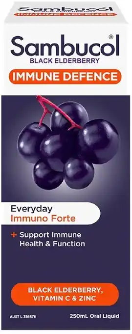 healthylife Sambucol Immune Defence Immuno Forte 250ml offer