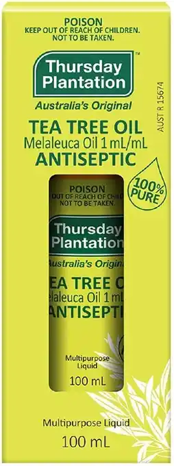 healthylife Thursday Plantation Tea Tree Oil 100ml offer