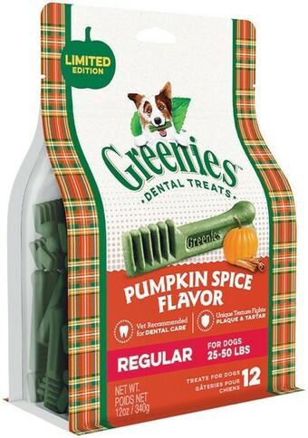 Woolworths Greenies Pumpkin Spice Dog Dental Treat 340g offer